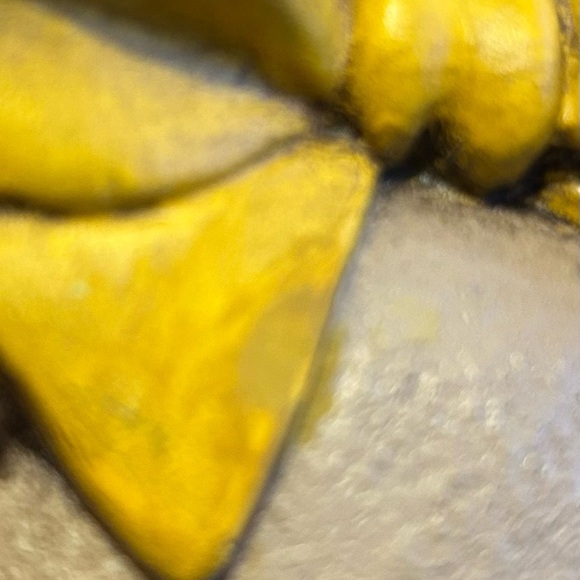 Adorable Hand Painted Bear Family Figurine with Strawberry Dress - Picture 6 of 6